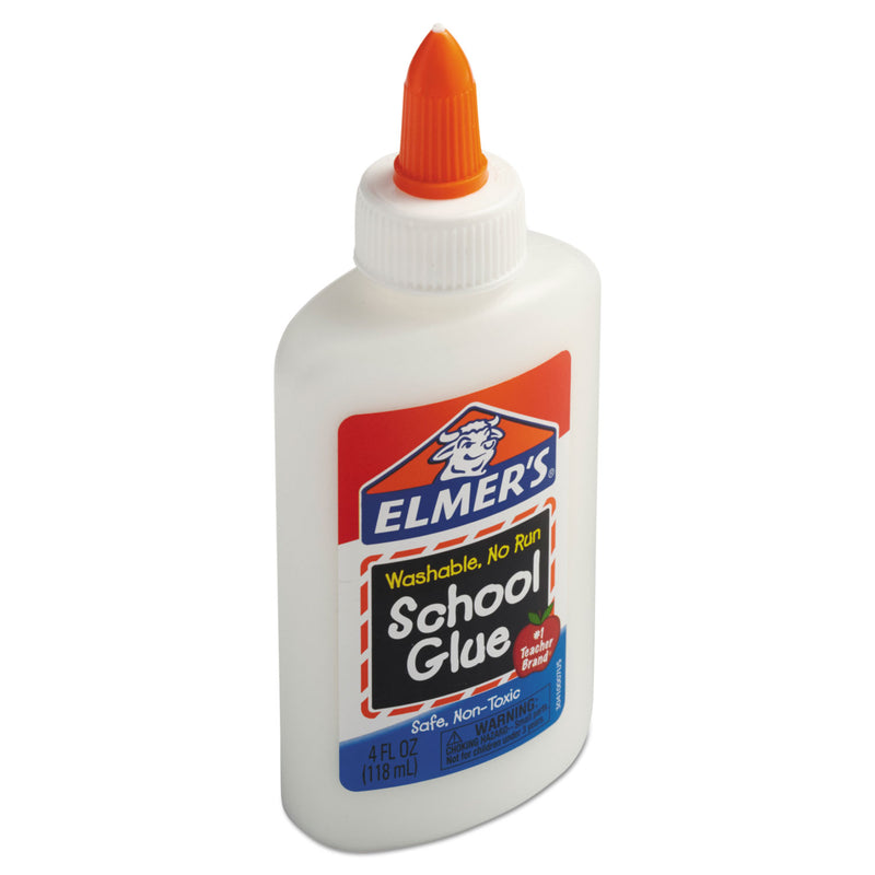 Elmer's Washable School Glue, 4 oz, Dries Clear