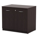 Alera Valencia Series Storage Cabinet, 34 1/8w x 22 7/8d x 29 1/2h, Espresso