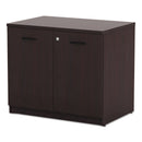 Alera Valencia Series Storage Cabinet, 34 1/8w x 22 7/8d x 29 1/2h, Mahogany