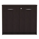 Alera Valencia Series Storage Cabinet, 34 1/8w x 22 7/8d x 29 1/2h, Espresso