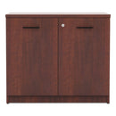 Alera Valencia Series Storage Cabinet, 34 1/8w x 22 7/8d x 29 1/2h, Medium Cherry