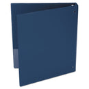 Universal Economy Non-View Round Ring Binder, 3 Rings, 1" Capacity, 11 x 8.5, Royal Blue
