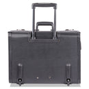STEBCO Catalog Case on Wheels, Fits Devices Up to 17.3", Koskin, 19 x 9 x 15.5, Black