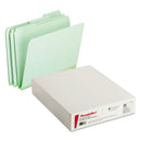 Pendaflex Pressboard Expanding File Folders, 1/3-Cut Tabs: Assorted, Letter Size, 1" Expansion, Green, 25/Box