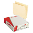 Pendaflex Manila End Tab Pocket Folder, Straight Tabs, Letter Size, Manila, 50/Box