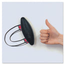 Quartet Magnetic 2-in-1 Eraser, 2" x 1.38" x 6.5"