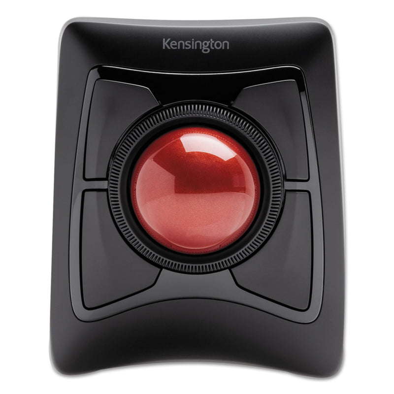 Kensington Expert Mouse Wireless Trackball, 2.4 GHz Frequency/30 ft Wireless Range, Left/Right Hand Use, Black