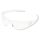 MCR Checkmate Wraparound Safety Glasses, CLR Polycarbonate Frame, Coated Clear Lens