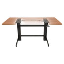 WorkFit-B Sit-Stand Base, Up to 88 lb, 42" x 26" x 32" to 51.5", Black