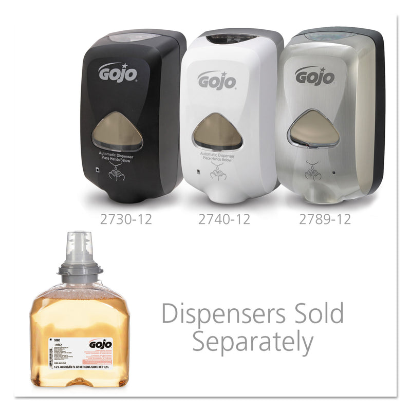 GOJO Premium Foam Antibacterial Hand Wash, Fresh Fruit Scent, 1,200 mL, 2/Carton