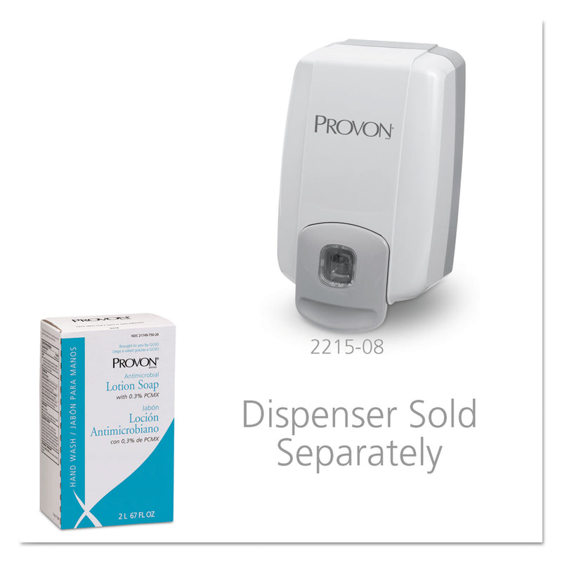 PROVON Antimicrobial Lotion Soap with Chloroxylenol, Citrus Scent, 2 L NXT Refill, 4/Carton