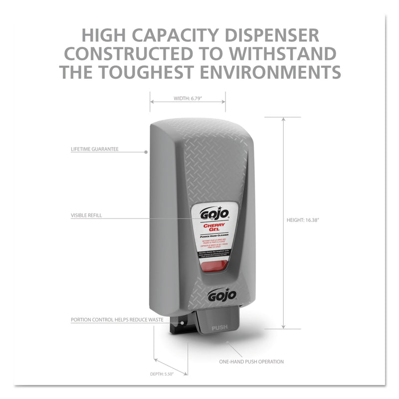 GOJO PRO 5000 Hand Soap Dispenser, 5,000 mL, 9.31 x 7.6 x 21.2, Gray