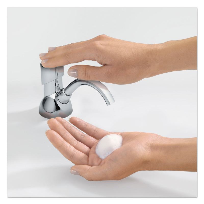 GOJO CX Counter Mount Foam Soap Dispenser, 1,500 mL/2,300 mL, 4.5 x 11.88 x 4.5, Chrome