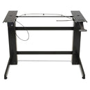 WorkFit-B Sit-Stand Base, Up to 88 lb, 42" x 26" x 32" to 51.5", Black