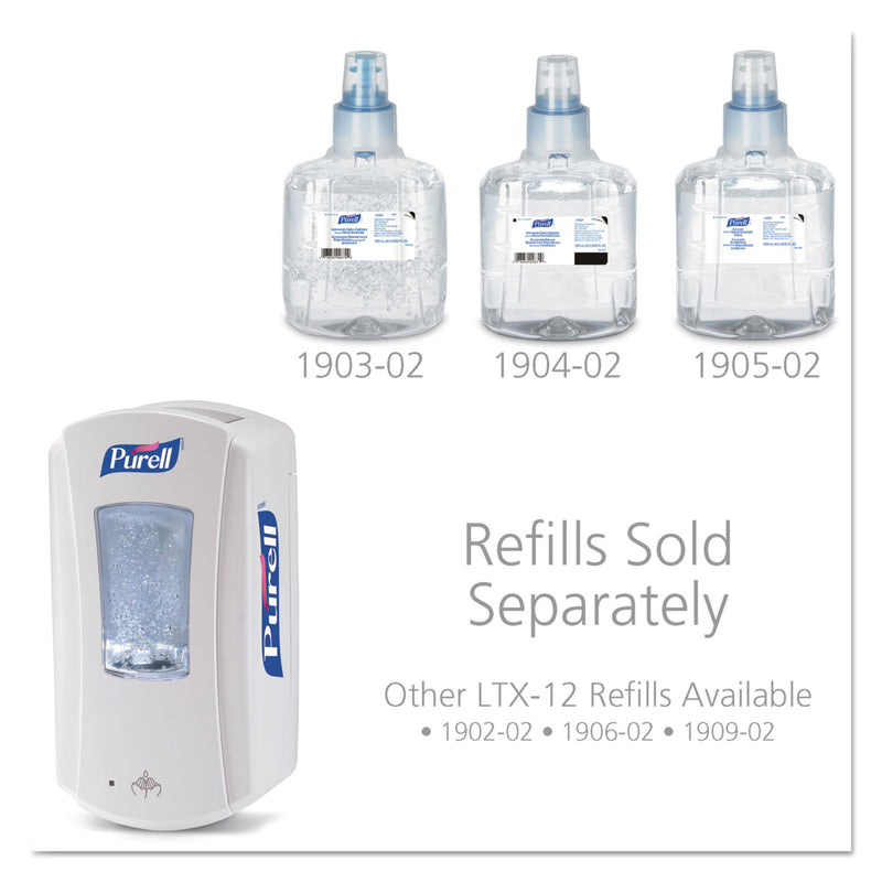 PURELL LTX-12 Touch-Free Dispenser, 1,200 mL, 5.75 x 4 x 10.5, White