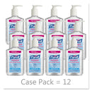 PURELL Advanced Refreshing Gel Hand Sanitizer, 8 oz Pump Bottle, Clean Scent, 12/Carton