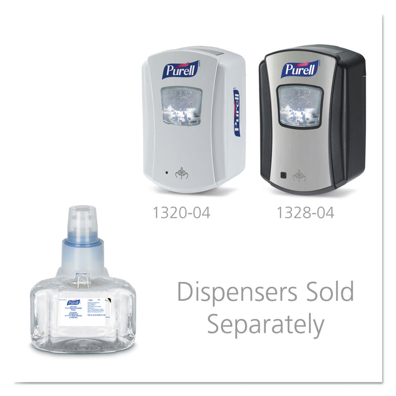 PURELL Advanced Hand Sanitizer Foam, For LTX-7 Dispensers, 700 mL Refill, Fragrance-Free, 3/Carton