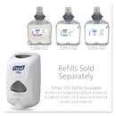 PURELL TFX Touch Free Dispenser, 1,200 mL, 6.5 x 4.5 x 10.58, Dove Gray