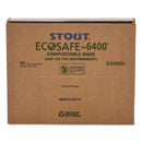 Stout EcoSafe-6400 Bags, 48 gal, 0.85 mil, 42" x 48", Green, 40/Box