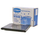 Stout Insect-Repellent Trash Bags, 45 gal, 2 mil, 40" x 45", Black, 65/Box