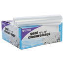 Stout Seal Closure Bags, 2 mil, 12" x 12", Clear, 500/Carton