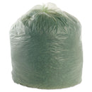Stout EcoSafe-6400 Bags, 64 gal, 0.85 mil, 48" x 60", Green, 30/Box
