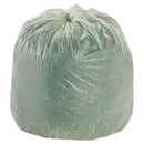 Stout EcoSafe-6400 Bags, 32 gal, 0.85 mil, 33" x 48", Green, 50/Box