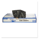 Stout Total Recycled Content Plastic Trash Bags, 60 gal, 1.5 mil, 38" x 60", Brown/Black, 100/Carton