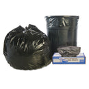 Stout Total Recycled Content Plastic Trash Bags, 45 gal, 1.5 mil, 40" x 48", Brown/Black, 100/Carton