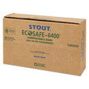 Stout EcoSafe-6400 Bags, 64 gal, 0.85 mil, 48" x 60", Green, 30/Box