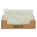 Stout EcoSafe-6400 Bags, 48 gal, 0.85 mil, 42" x 48", Green, 40/Box