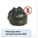 Stout Insect-Repellent Trash Bags, 35 gal, 2 mil, 33" x 45", Black, 80/Box
