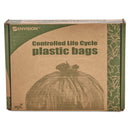 Stout Controlled Life-Cycle Plastic Trash Bags, 39 gal, 1.1 mil, 33" x 44", Brown, 40/Box