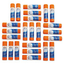 Elmer's Extra-Strength Office Glue Stick, 0.28 oz, Dries Clear, 24/Pack