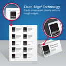Avery Print-to-the-Edge True Print Business Cards, Inkjet, 2 x 3.5, White, 160 Cards, 8 Cards Sheet, 20 Sheets/Pack
