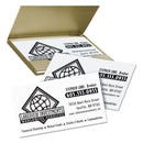 Avery Clean Edge Business Card Value Pack, Laser, 2 x 3.5, White, 2,000 Cards, 10 Cards/Sheet, 200 Sheets/Box