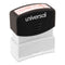 Universal Message Stamp, POSTED, Pre-Inked One-Color, Red