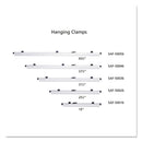 Safco Mobile Plan Center Sheet Rack, 18 Hanging Clamps, 43.75w x 20.5d x 51h, Sand
