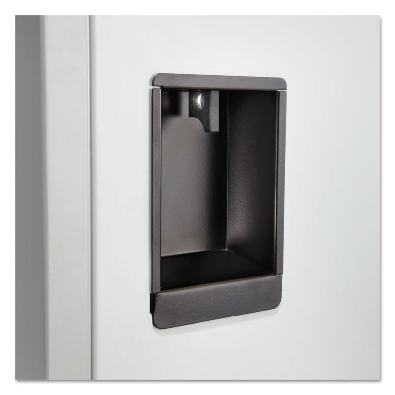 Safco Double-Tier Locker, 12w x 18d x 78h, Two-Tone Gray