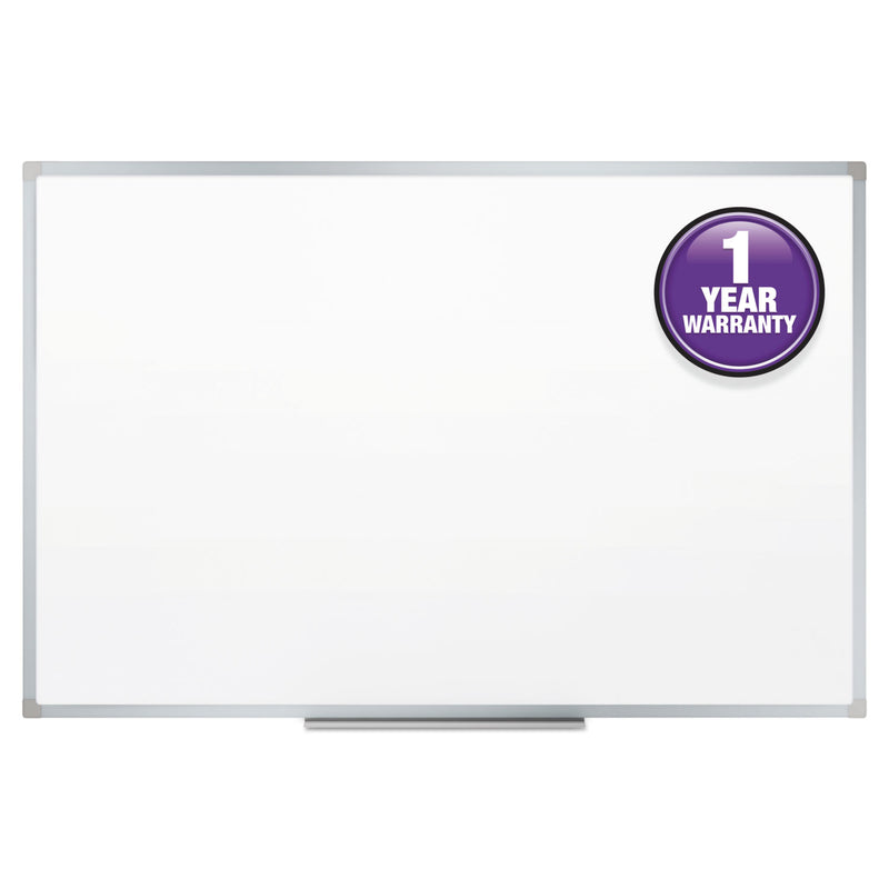 Mead Dry-Erase Board, Melamine Surface, 36 x 24, Silver Aluminum Frame