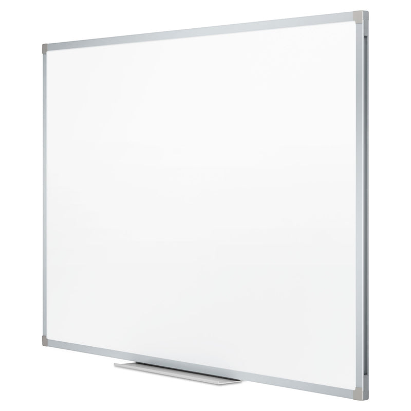 Mead Dry-Erase Board, Melamine Surface, 72 x 48, Silver Aluminum Frame