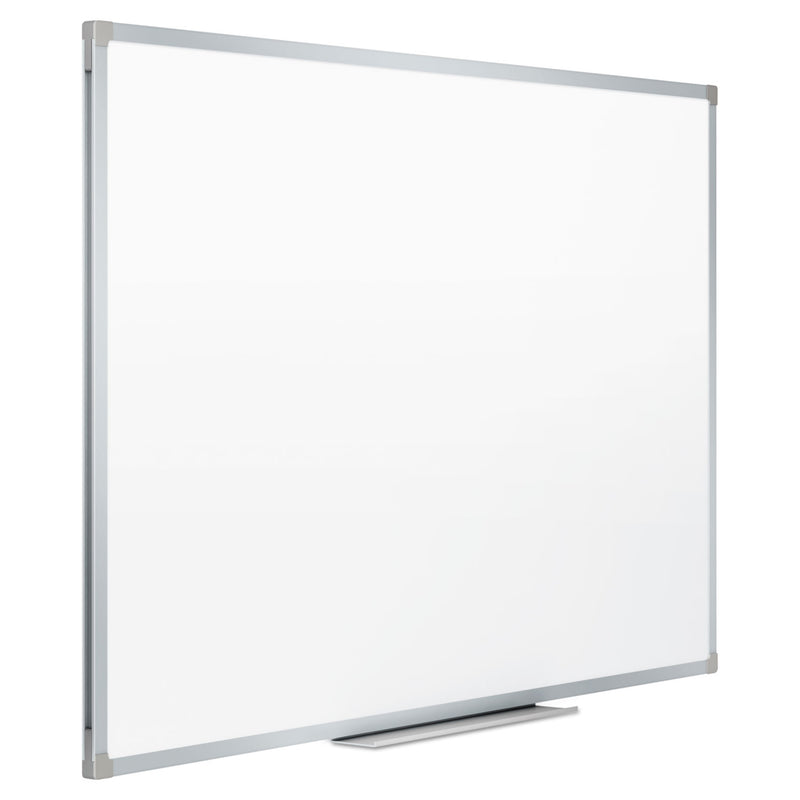 Mead Dry-Erase Board, Melamine Surface, 72 x 48, Silver Aluminum Frame