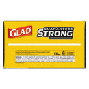 Glad Drawstring Large Trash Bags, 30 gal, 1.05 mil, 30" x 33", Black, 90/Carton