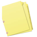 Avery Preprinted Laminated Tab Dividers with Copper Reinforced Holes, 25-Tab, A to Z, 11 x 8.5, Buff, 1 Set