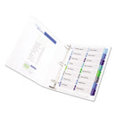 Avery Customizable TOC Ready Index Double Column Multicolor Tab Dividers, 16-Tab, 1 to 16, 11 x 8.5, White, 1 Set