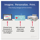 Avery Print and Apply Index Maker Clear Label Dividers, Copiers, 5-Tab, 11 x 8.5, White, 5 Sets