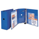 Avery Heavy-Duty Non-View Binder with DuraHinge, Locking One Touch EZD Rings and Thumb Notch, 3 Rings, 5" Capacity, 11 x 8.5, Blue