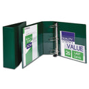 Avery Heavy-Duty Non-View Binder with DuraHinge and Locking One Touch EZD Rings, 3 Rings, 4" Capacity, 11 x 8.5, Green