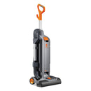 Hoover HushTone Vacuum Cleaner with Intellibelt, 15" Cleaning Path, Gray/Orange