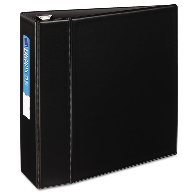 Avery Heavy-Duty Non-View Binder with DuraHinge and Locking One Touch EZD Rings, 3 Rings, 4" Capacity, 11 x 8.5, Black
